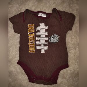 Umd Bulldogs Brown Baby Bodysuit